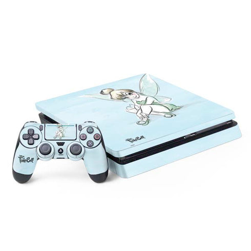 Disney Tinker Bell Sketch Art PS4 Slim Bundle Skin