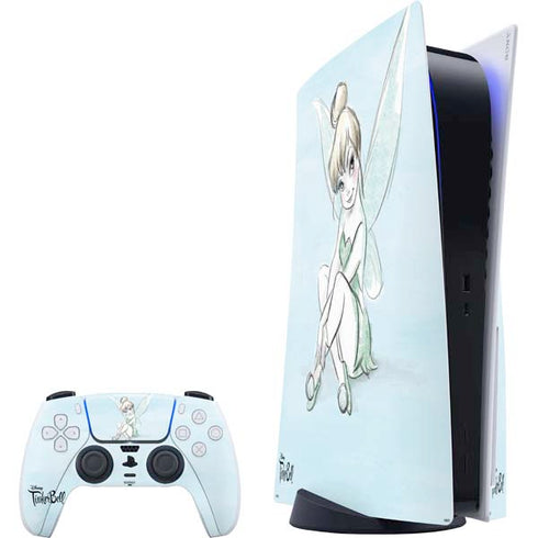 Disney Tinker Bell Sketch Art PS5 Bundle Skin