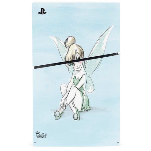 Disney Tinker Bell Sketch Art PS5 Slim Disk Bundle Skin