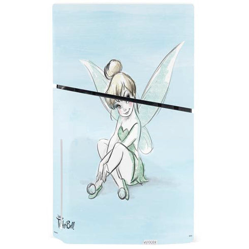 Disney Tinker Bell Sketch Art PS5 Slim Disk Bundle Skin