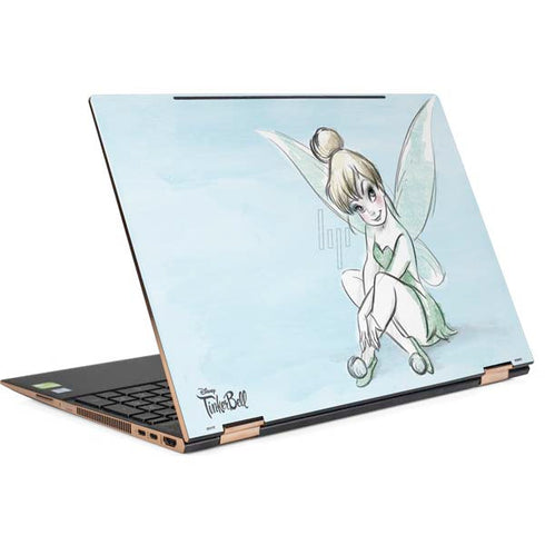 Disney Tinker Bell Sketch Art HP Spectre Skin