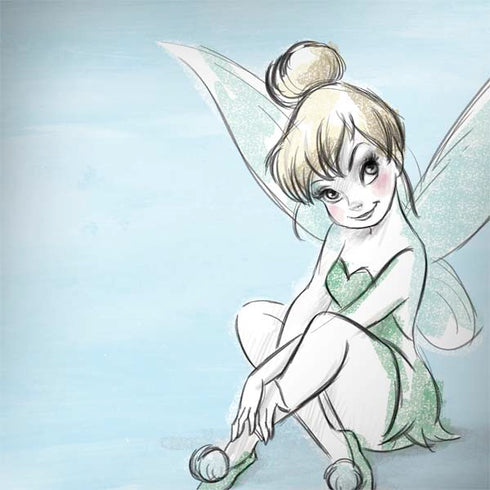 Disney Tinker Bell Sketch Art HP Spectre Skin