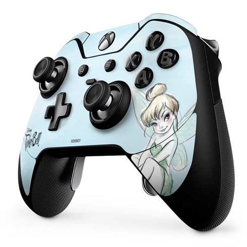 Disney Tinker Bell Sketch Art Xbox One Elite Controller Skin