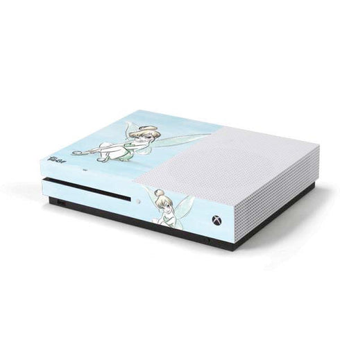 Disney Tinker Bell Sketch Art Xbox One S Console Skin