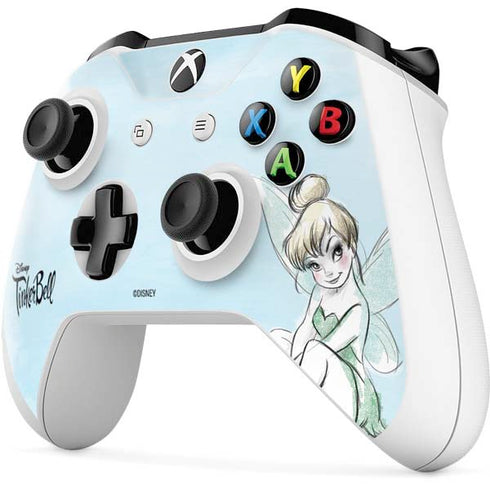 Disney Tinker Bell Sketch Art Xbox One S Controller Skin