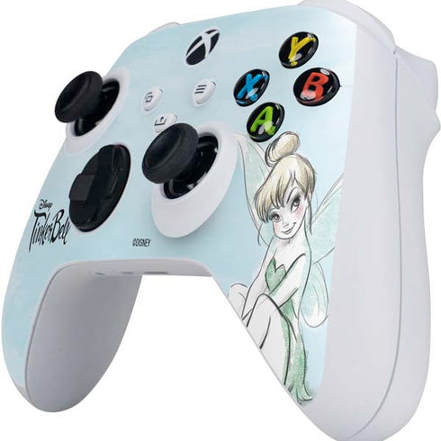 Disney Tinker Bell Sketch Art Xbox Series S Controller Skin