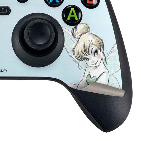 Disney Tinker Bell Sketch Art Xbox Series X Controller Skin