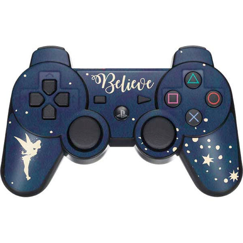 Disney Tinker Bell Believe PS3 Dual Shock wireless controller Skin