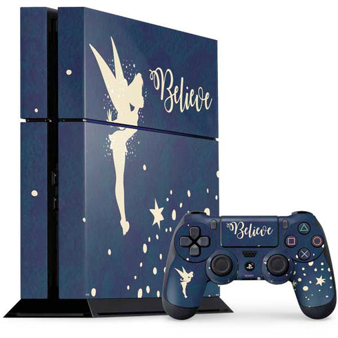 Disney Tinker Bell Believe PS4 Console and Controller Bundle Skin