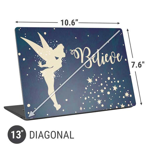 Disney Tinker Bell Believe Universal Laptop 13in (10.6 x 7.6in) Skin
