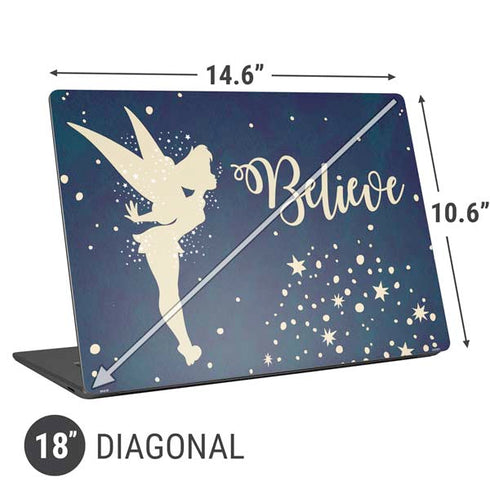Disney Tinker Bell Believe Universal Laptop 18in (14.6 x 10.6in) Skin