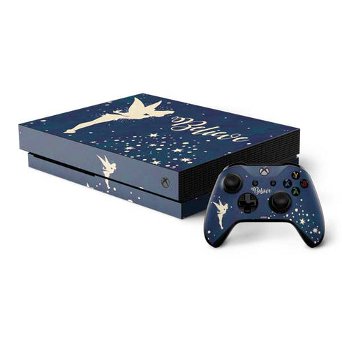 Disney Tinker Bell Believe Xbox One X Bundle Skin
