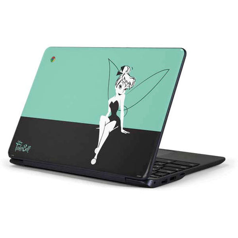 Disney Tinker Bell Color Block Samsung Chromebook Skin