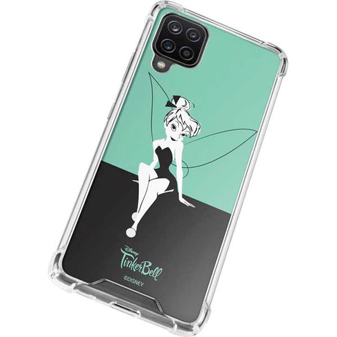 Disney Tinker Bell Color Block Galaxy A12 Clear Case