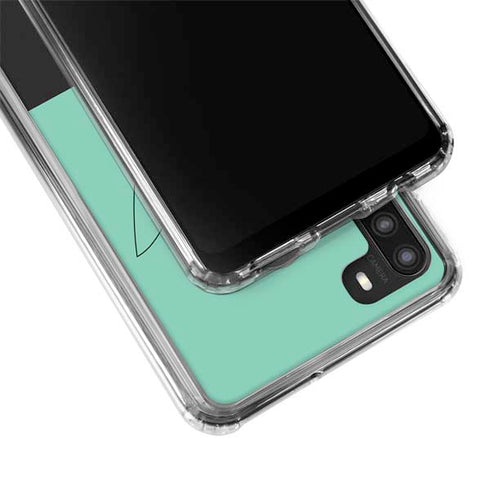 Disney Tinker Bell Color Block Galaxy A21 Clear Case