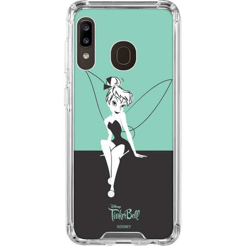 Disney Tinker Bell Color Block Galaxy A30 Clear Case