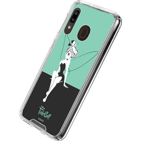 Disney Tinker Bell Color Block Galaxy A30 Clear Case