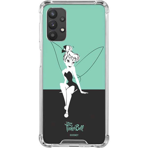 Disney Tinker Bell Color Block Galaxy A32 5G Clear Case