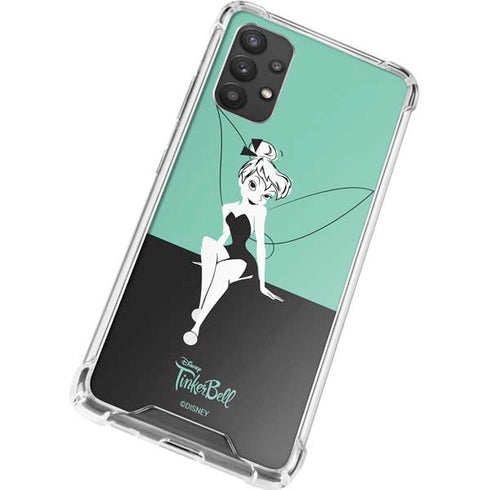 Disney Tinker Bell Color Block Galaxy A32 5G Clear Case