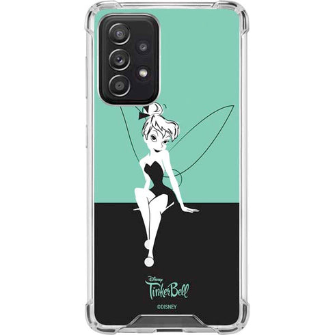 Disney Tinker Bell Color Block Galaxy A52 5G Clear Case