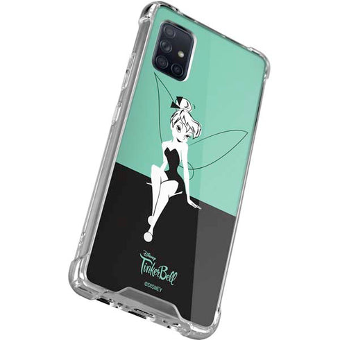 Disney Tinker Bell Color Block Galaxy A71 5G Clear Case