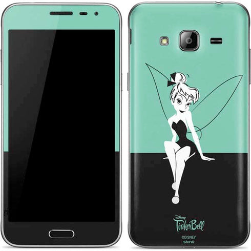 Disney Tinker Bell Color Block Galaxy J3 Skin