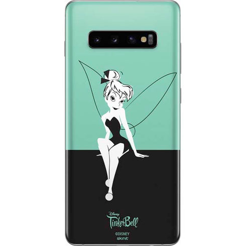 Disney Tinker Bell Color Block Galaxy S10 Plus Skin