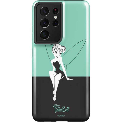 Disney Tinker Bell Color Block Galaxy S21 Ultra 5G Pro Case