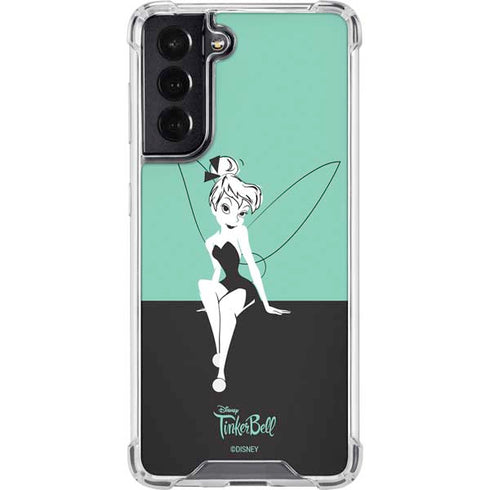 Disney Tinker Bell Color Block Galaxy S22 Clear Case