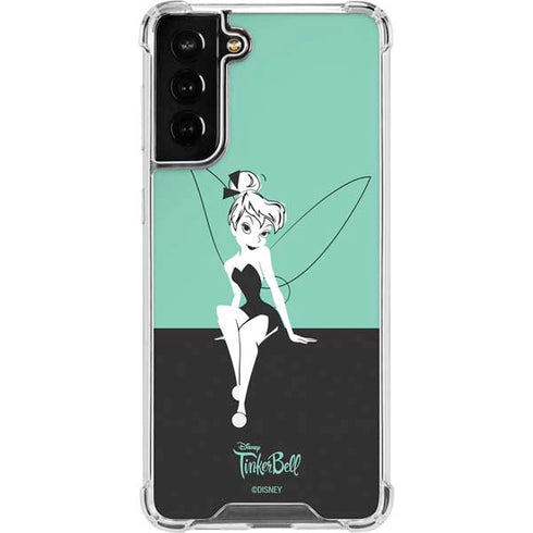 Disney Tinker Bell Color Block Galaxy S22 Plus Clear Case