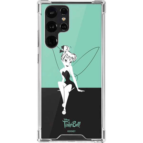 Disney Tinker Bell Color Block Galaxy S22 Ultra Clear Case