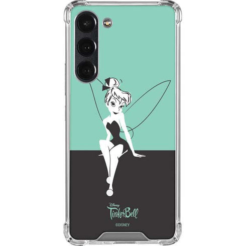 Disney Tinker Bell Color Block Galaxy S23 Plus Clear Case