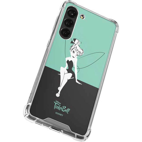 Disney Tinker Bell Color Block Galaxy S23 Plus Clear Case