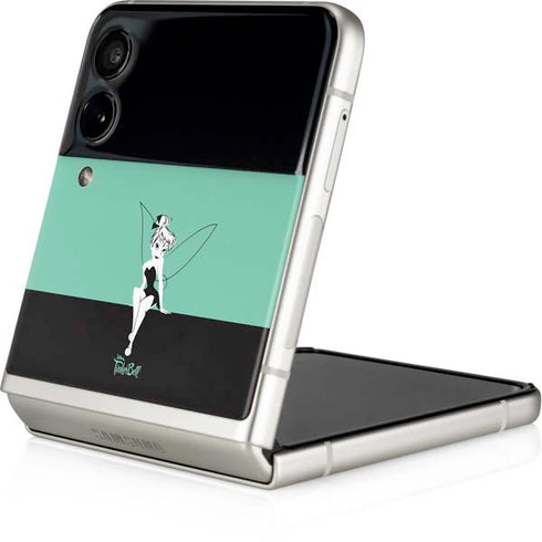 Disney Tinker Bell Color Block Galaxy Z Flip3 5G Skin