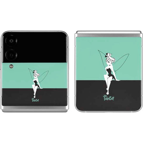Disney Tinker Bell Color Block Galaxy Z Flip4 5G Skin