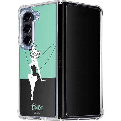 Disney Tinker Bell Color Block Galaxy Z Fold5 5G Clear Case