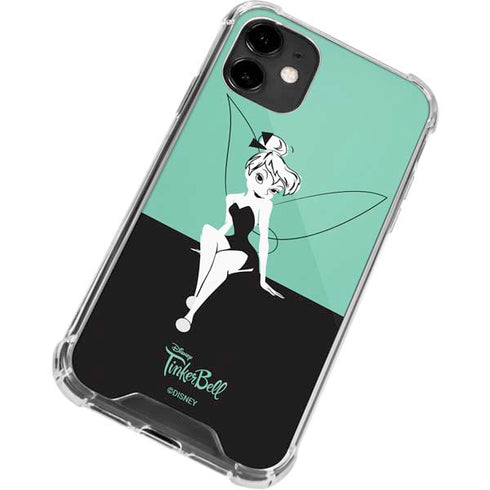Disney Tinker Bell Color Block iPhone 12 Mini Clear Case