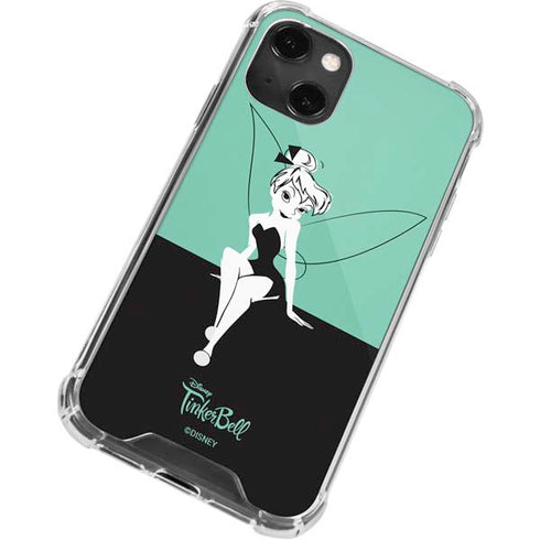 Disney Tinker Bell Color Block iPhone 13 Mini Clear Case