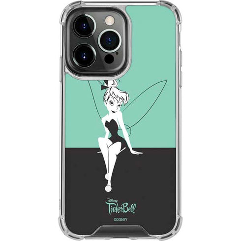 Disney Tinker Bell Color Block iPhone 13 Pro Clear Case