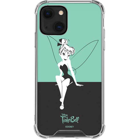 Disney Tinker Bell Color Block iPhone 14 Plus Clear Case