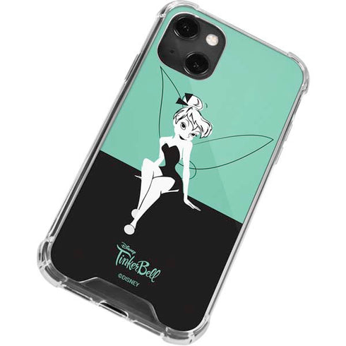 Disney Tinker Bell Color Block iPhone 14 Plus Clear Case
