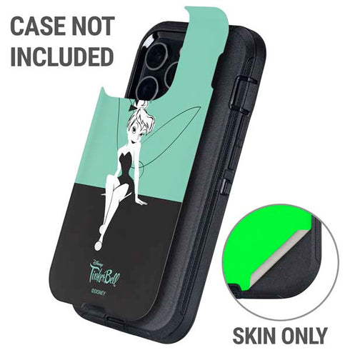 Disney Tinker Bell Color Block Otterbox Defender iPhone Skin