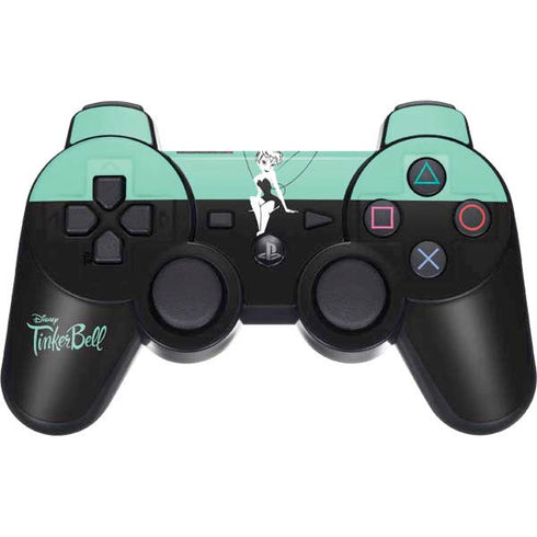 Disney Tinker Bell Color Block PS3 Dual Shock wireless controller Skin