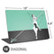Disney Tinker Bell Color Block Universal Laptop 16in (13 x 9.4in) Skin