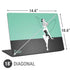 Disney Tinker Bell Color Block Universal Laptop 18in (14.6 x 10.6in) Skin