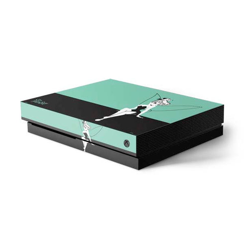 Disney Tinker Bell Color Block Xbox One X Console Skin