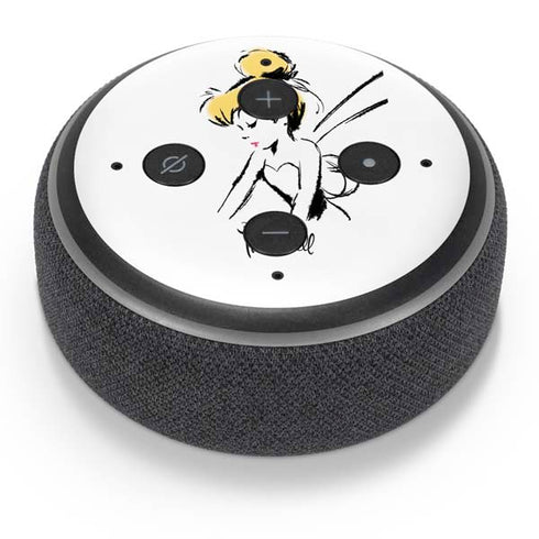 Disney Tinker Bell Dreamer Ink Art Amazon Echo Dot Skin