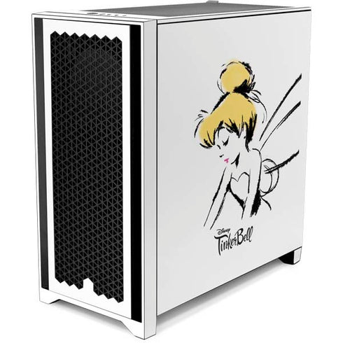 Disney Tinker Bell Dreamer Ink Art Corsair 4000D Tempered Glass Mid-Tower ATX Case Skin