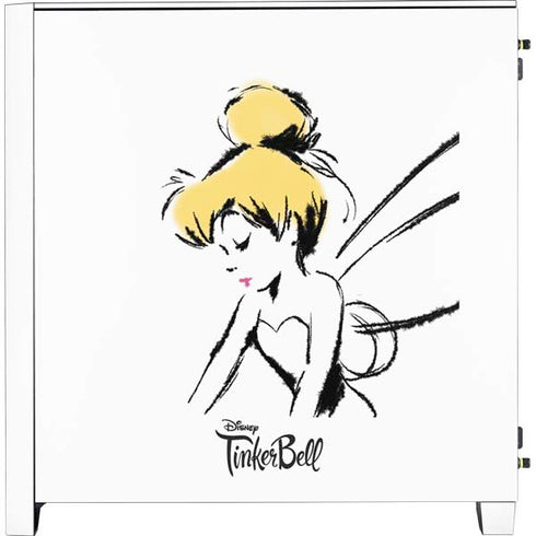 Disney Tinker Bell Dreamer Ink Art Corsair 4000D Tempered Glass Mid-Tower ATX Case Skin