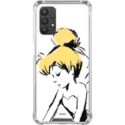 Disney Tinker Bell Dreamer Ink Art Galaxy A32 5G Clear Case